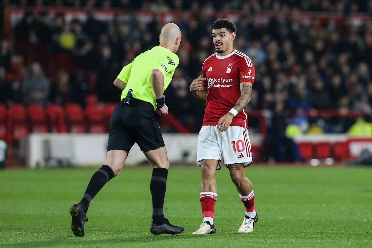 Nottingham Forest against the PGMOL