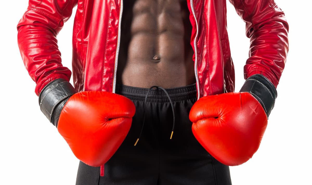 British boxer Conor Benn celebrating a boxing win in the ring