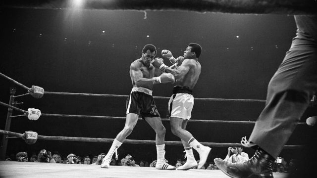 Ken Norton posing in a boxing stance during his prime heavyweight years
