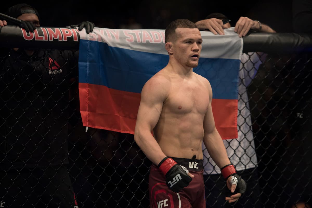 Petr Yan in the Octagon