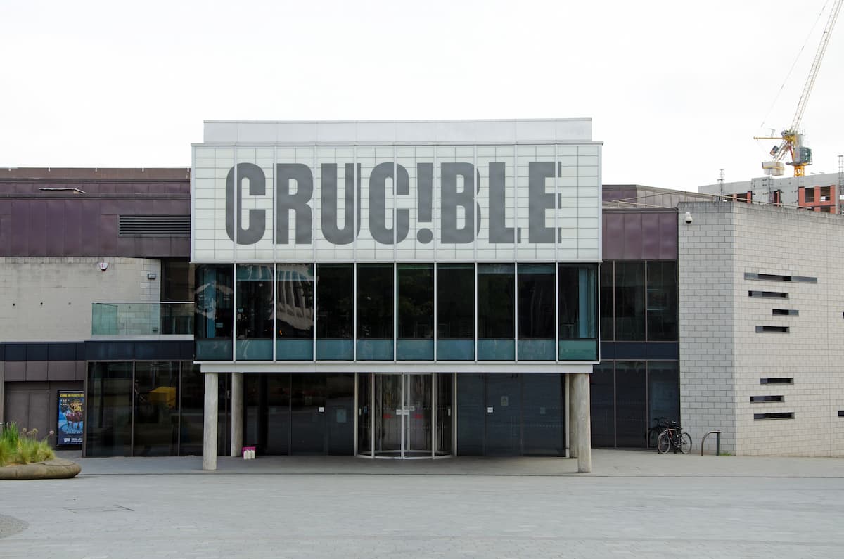 The Crucible Theatre in Sheffield, home of the Snooker World Championship.