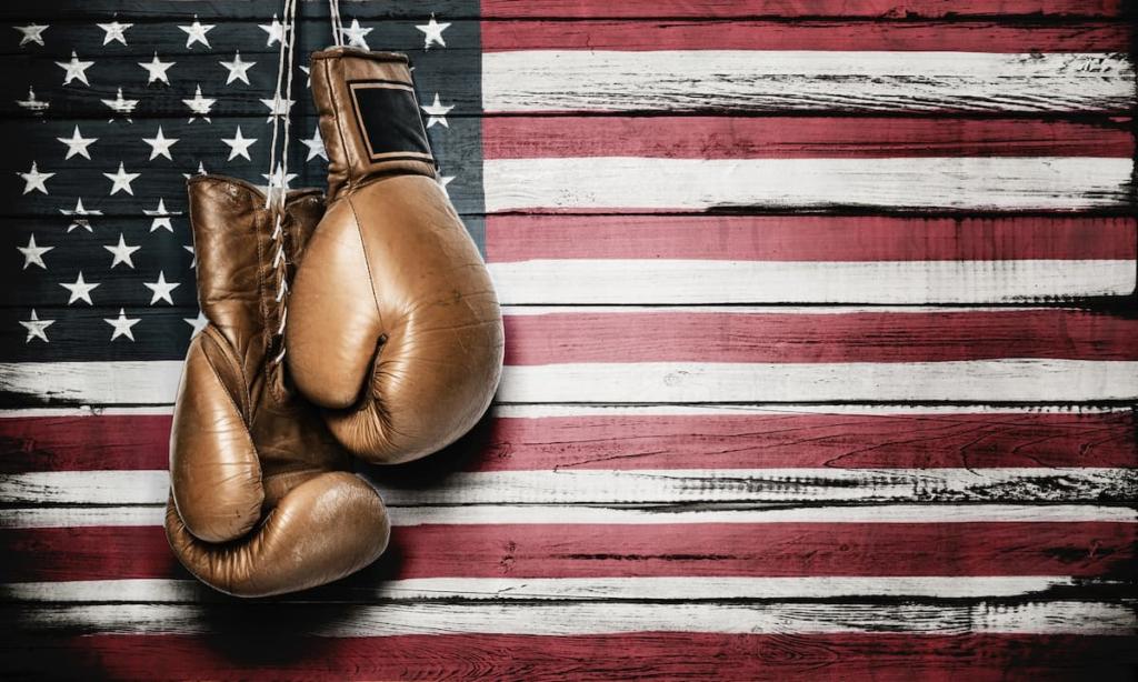 Benny Leonard posing in boxing gear during his championship reign