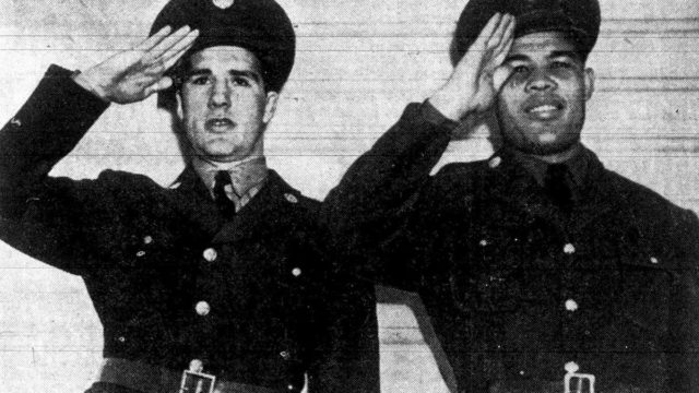 Billy Conn & Joe Louis in 1964