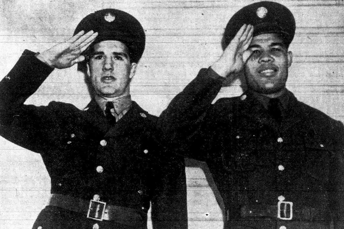 Billy Conn & Joe Louis in 1964