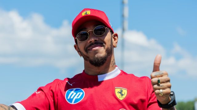 Top 10 Richest F1 Drivers in 2025 standing with luxury cars and trophies