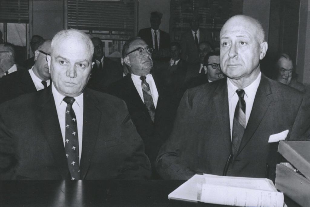 Cus D’Amato and Edwin Schweig in 1959