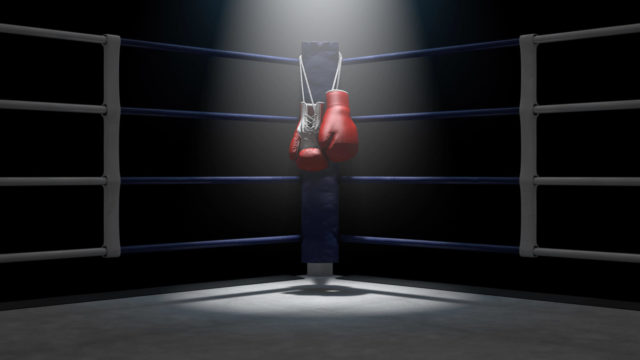 Max Schmeling in a boxing stance during his world heavyweight champion years