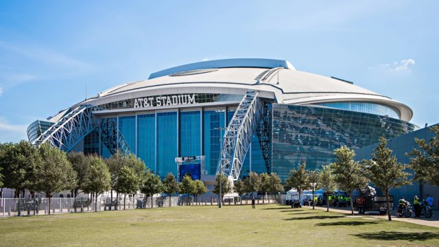 A collage of the world’s most valuable sports teams showing global stadiums and fans