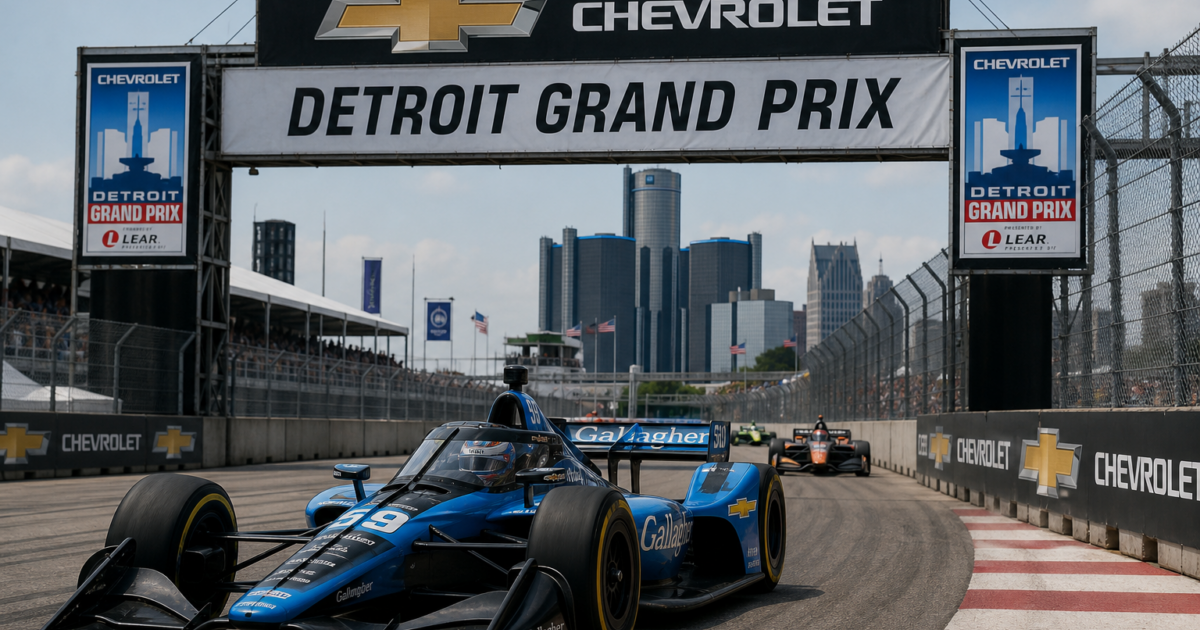 Detroit Practice 1 Results: Multiple Red Flags Disrupt IndyCar Session