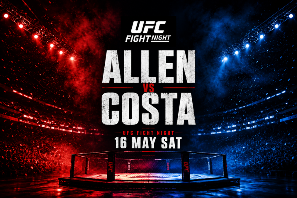 Arnold Allen and Melquizael Costa face off before UFC Fight Night Allen vs Costa