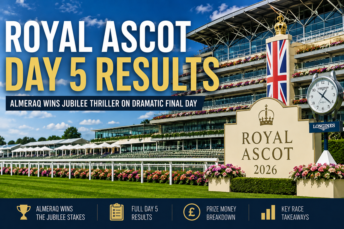 Royal Ascot Day 5 Results: Almeraq Lands Jubilee Thriller as Final Day Delivers