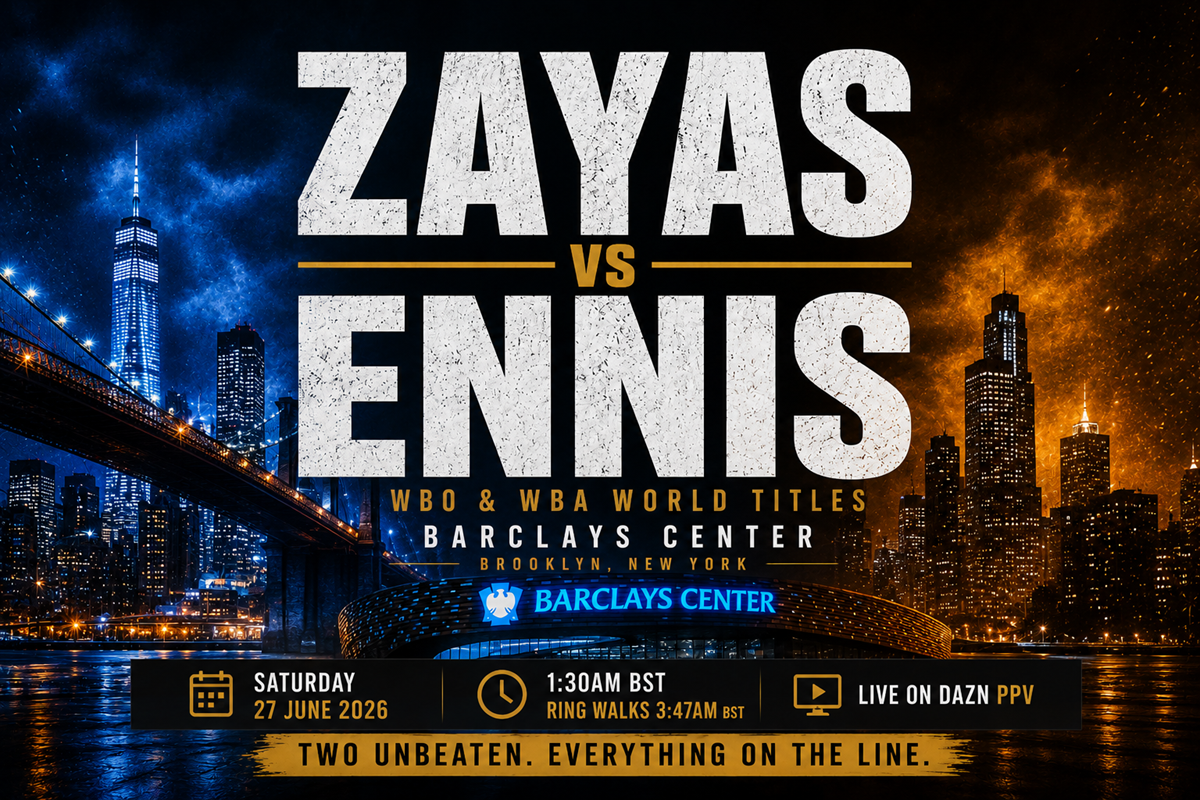 Xander Zayas vs Jaron Ennis: UK Time, Titles, Undercard and Prediction